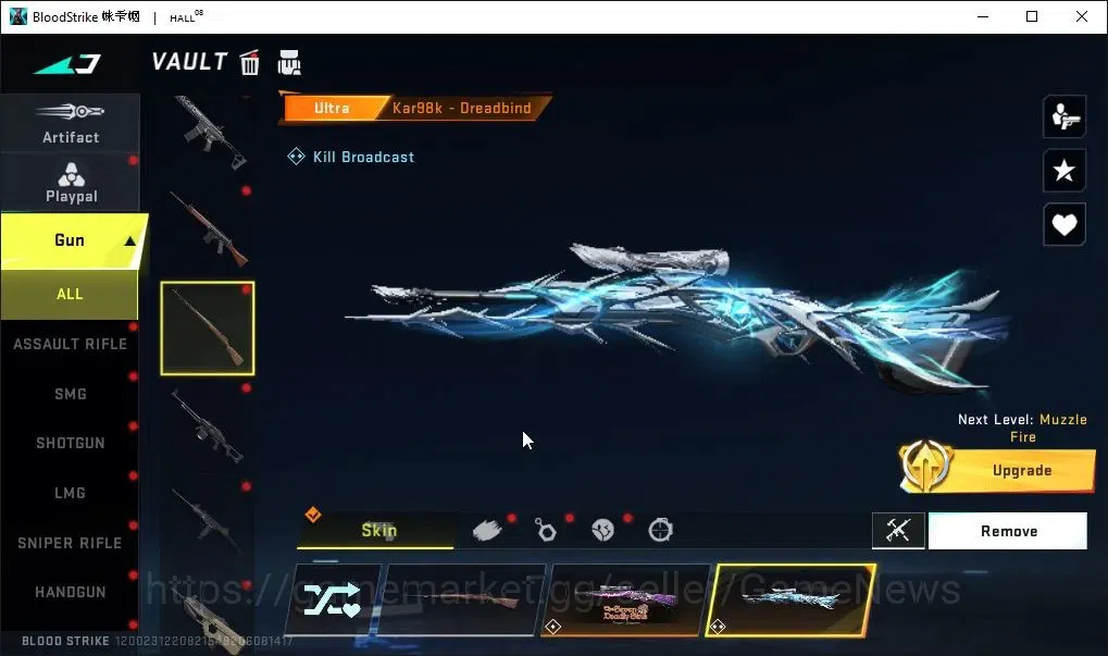 Blood Strike Accounts ASIA|ETERNAL DEagle-Scorpius|Collab 7DS[KAR98k,QBZ image 9