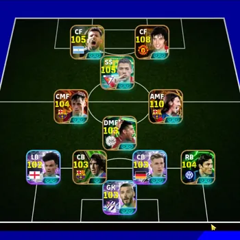 eFootball Accounts Legends & Iconic Players Android|PW 3232|Lionel Messi BigT,George Best BigT,Pedri BigT,Rul Costa