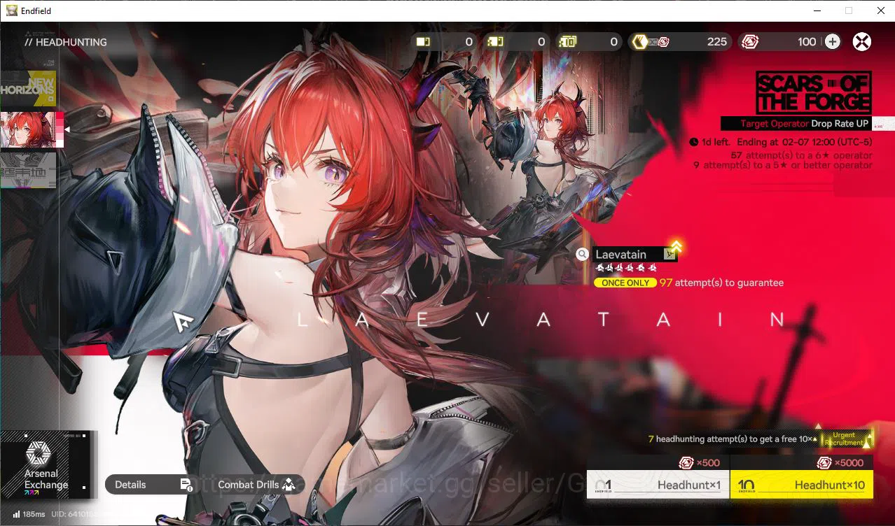 Arknights: Endfield Accounts NA/EU Lv2 | 2SSR (Ardelia,Last Rite) + 7SR Operators |2 6*+3 5*WP |100 Oro+3 12