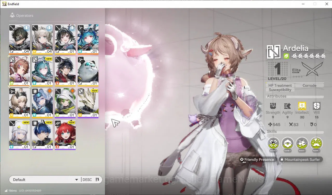 Arknights: Endfield Accounts NA/EU Lv2 | 2SSR (Ardelia,Last Rite) + 7SR Operators |2 6*+3 5*WP |100 Oro+3 2