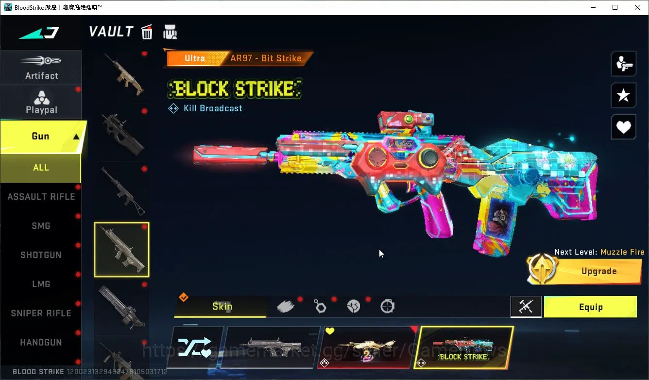 Blood Strike Accounts ASIA|Collab 7DS Karl98,QBZ95,BLEACH Byakua,EVA[Kat image 20