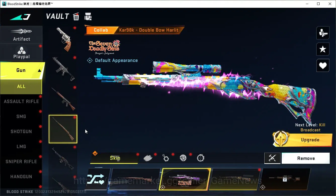 Blood Strike Accounts ASIA|Collab 7DS Karl98,QBZ95,BLEACH Byakua,EVA[Kat image 9