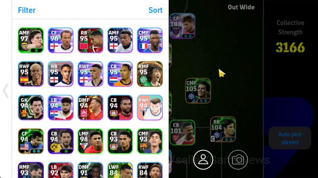 eFootball Accounts Mobile|Big Time Raul,Shunsuke Nakamura,Gareth Bale image 2