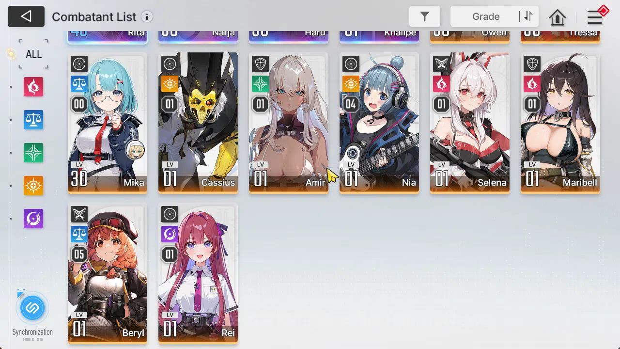 Chaos Zero Nightmare Accounts GLOBAL Lv 45| 4 SSR [Rita,Narja,Khalipe,Haru]+10 S image 4