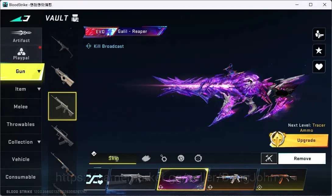 Blood Strike Accounts ASIA | 2 EVO: M4A1,Galil|6 ETERNAL GUNS:MP5,AK47,S image 14