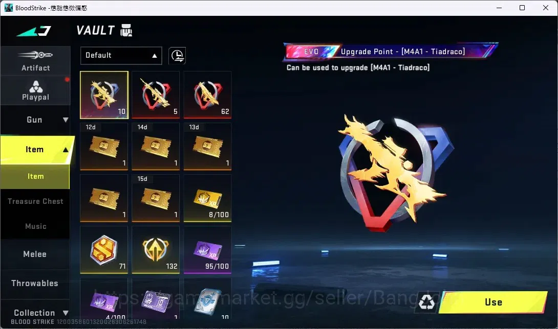 Blood Strike Accounts ASIA | 2 EVO: M4A1,Galil|6 ETERNAL GUNS:MP5,AK47,S image 16