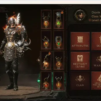 Diablo Immortal Accounts High-End NA - High Heaven|60(1060)Warlock-Vanquisher|CR 48761 |Reso 730| Inferno VI | CC 1