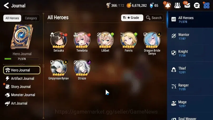 Epic Seven Accounts GLOBAL Unverif|New Era|3 ML(E Ilynav,Straze,DB Sen image 6