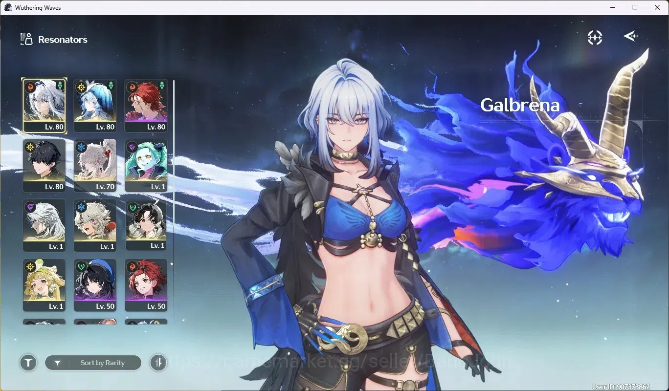 Wuthering Waves Accounts SEA|UL 55|Rank 6|3 Char Limited [Galbrena R1,Shork image 2
