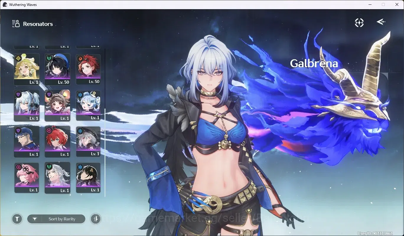 Wuthering Waves Accounts SEA|UL 55|Rank 6|3 Char Limited [Galbrena R1,Shork image 3