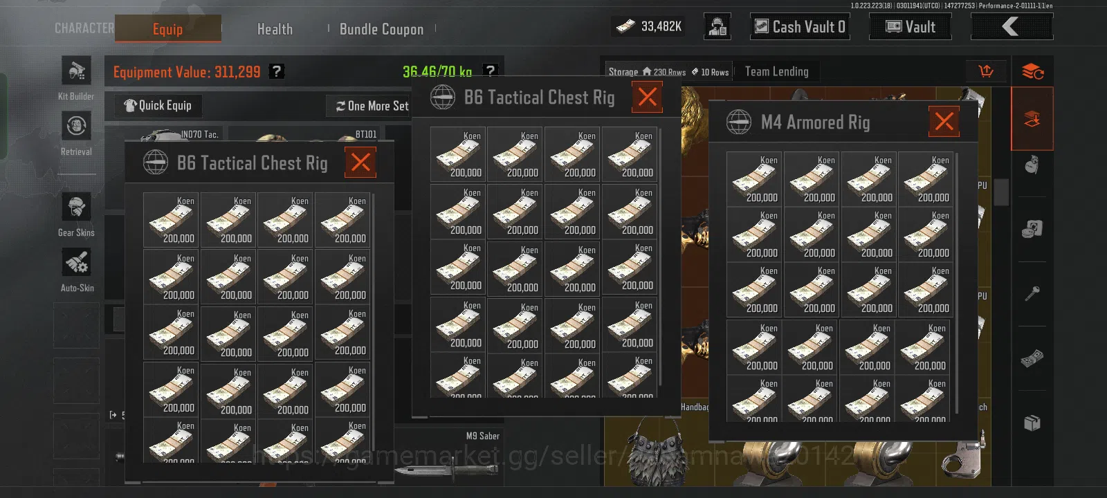 Arena Breakout Accounts High-End 60M+ Storage Value account for Sale 4