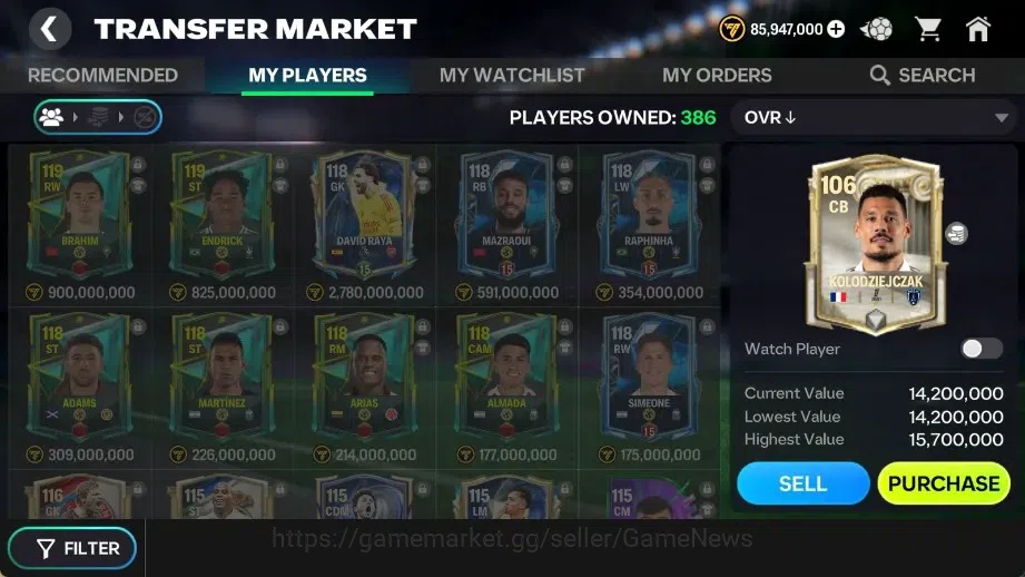 EA SPORTS FC Mobile Accounts Best Starter FCM with 170k Gems, 42 Draft Ticket, image 10