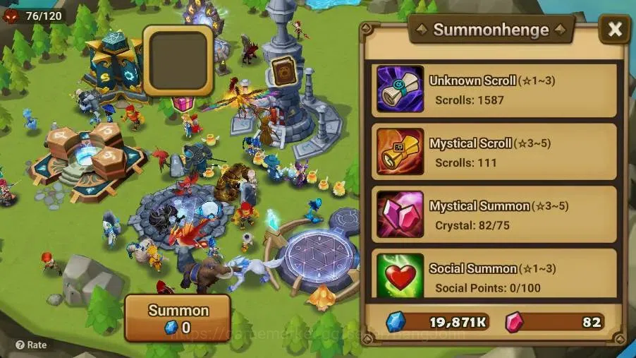 Summoners War: Sky Arena Accounts Starter GLOBAL | NB 5 TESHAR,Starter Gacha 115 12Y+160 11Y Scrool, 3 Legendary All 5