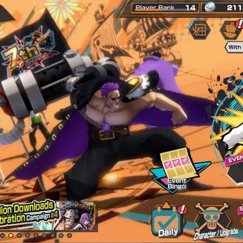 One Piece Bounty Rush Accounts Starter Global|3 EX |FilmZ Zephyr,TFE Monkey D Luffy,Raid On Onigashima Roronoa Zoro|Rank