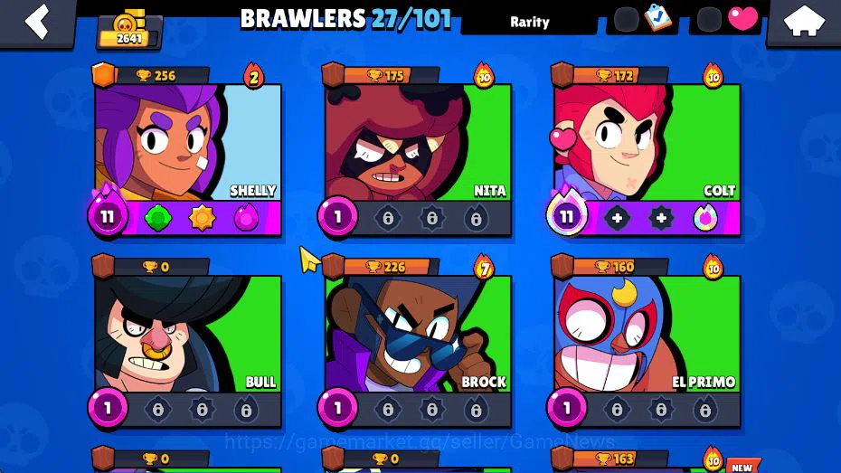 Brawl Stars Accounts 2641 Trophy |2,2k Bling| 27 Brawlers 5 MAX Lvl |(S image 12