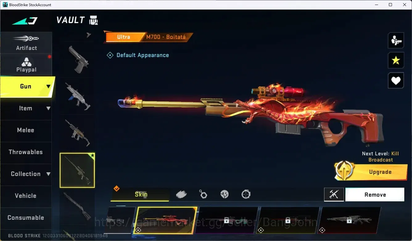 Blood Strike Accounts ASIA | 1 ULTRA M700-Boitatá | 1 ULTRA Loot Crate - image 2