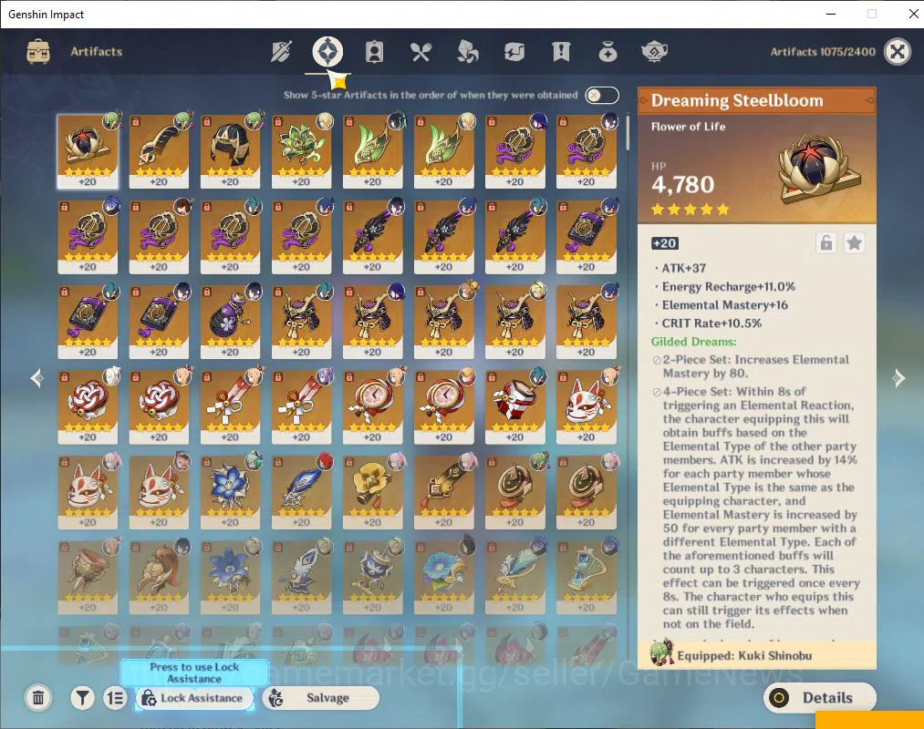 Genshin Impact Accounts ASIA|AR 57|9 Limited +4(*5Weapon)|Flins+Sign,Kokom image 10