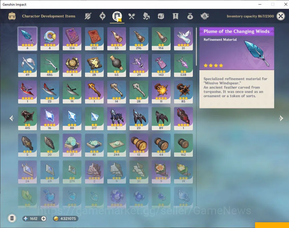 Genshin Impact Accounts ASIA|AR 57|9 Limited +4(*5Weapon)|Flins+Sign,Kokom image 9