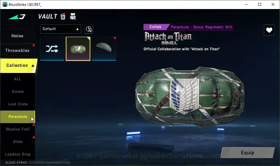 Blood Strike Accounts ASIA|Collab AOT[Mikasa,M700,FAL,KAG-6]|8 ULTRA[KAT image 20