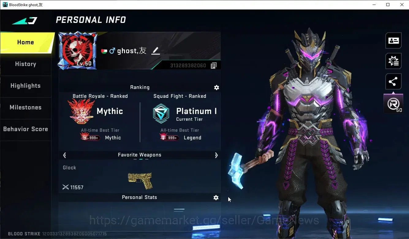 Blood Strike Accounts ASIA|MELE AXE-Crystal+Collab 7DS[Karl98,QBZ95],EVA image 2