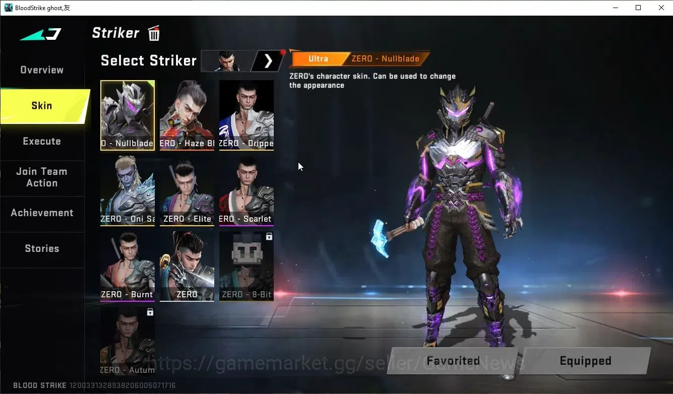 Blood Strike Accounts ASIA|MELE AXE-Crystal+Collab 7DS[Karl98,QBZ95],EVA image 3