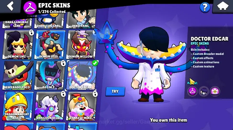 Brawl Stars Accounts 1003 Trophy | 18 Brawler 3 Max Lvl [Shelly,Rico,Ot image 9