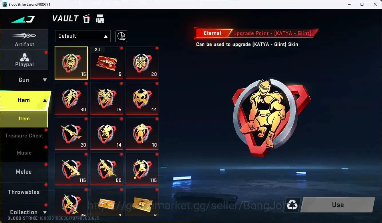 Blood Strike Accounts ASIA | Eternal Striker: ZERO-Odashadow | 4 Collab image 11
