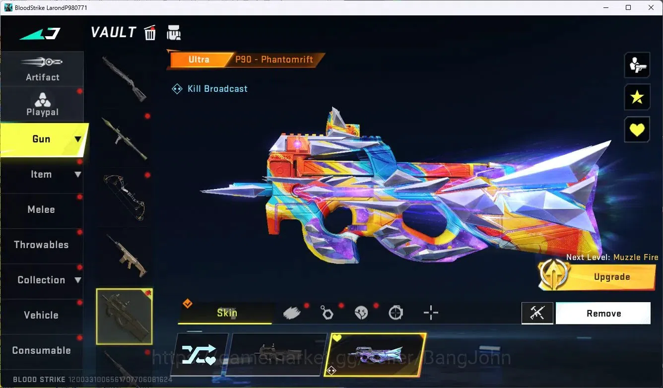 Blood Strike Accounts ASIA | Eternal Striker: ZERO-Odashadow | 4 Collab image 7