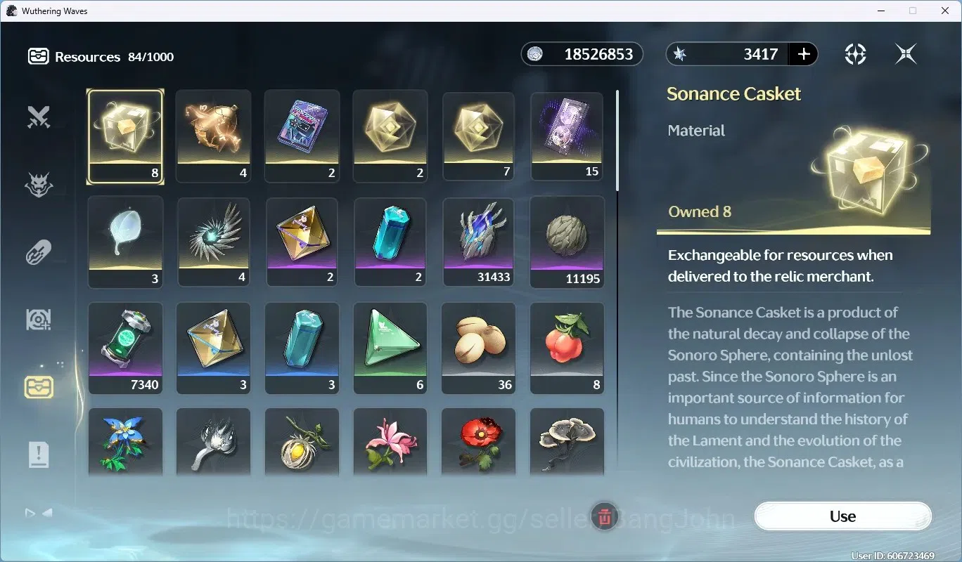 Wuthering Waves Accounts EU | UL 49|Rank 5|2Char Limit [Lucy RC3(ReadyUnloc image 7
