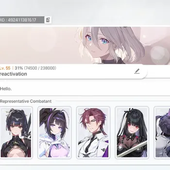Chaos Zero Nightmare Accounts Global|Lv 55|8SSR(Rossweisse M2,Kayron,Rin,Hugo,Renoa M1 etc)4 SELECTOR ON|Rate