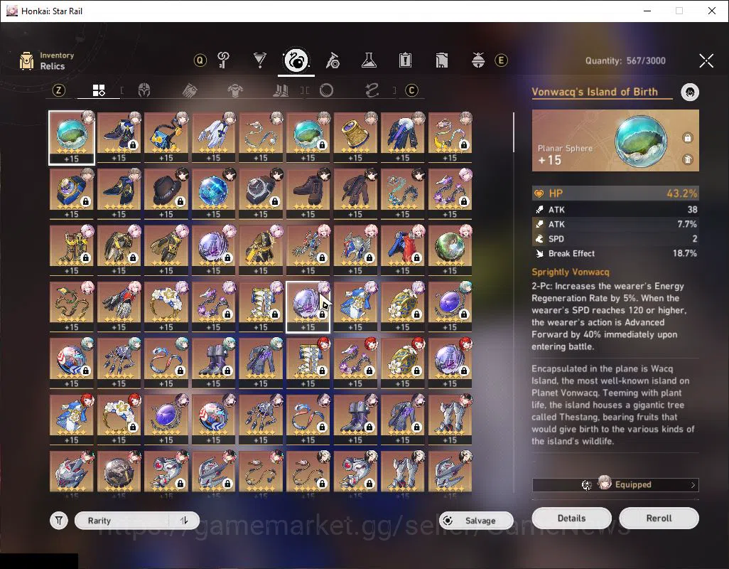 Honkai Star Rail Accounts Asia|TL 70|Free GI|18 Limited|[Evernight,Sunday,Ra image 8