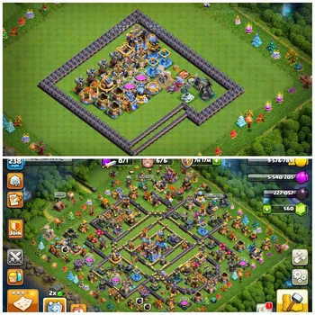 Clash of Clans Accounts High-End TH 18 MAXIMUM MAX➤4 Hero Max➤ALL WALL MAX➤100% Builder Hall Max➤Heros: 105/105/75/80/55➤Max