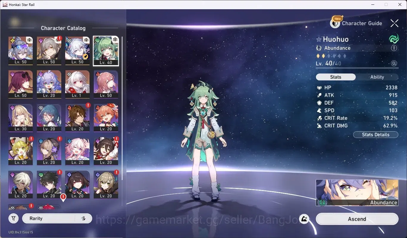 Honkai Star Rail Accounts ASIA|TL 38|4 Limited [SilverWolfLv.999,Yao Guang,H image 2