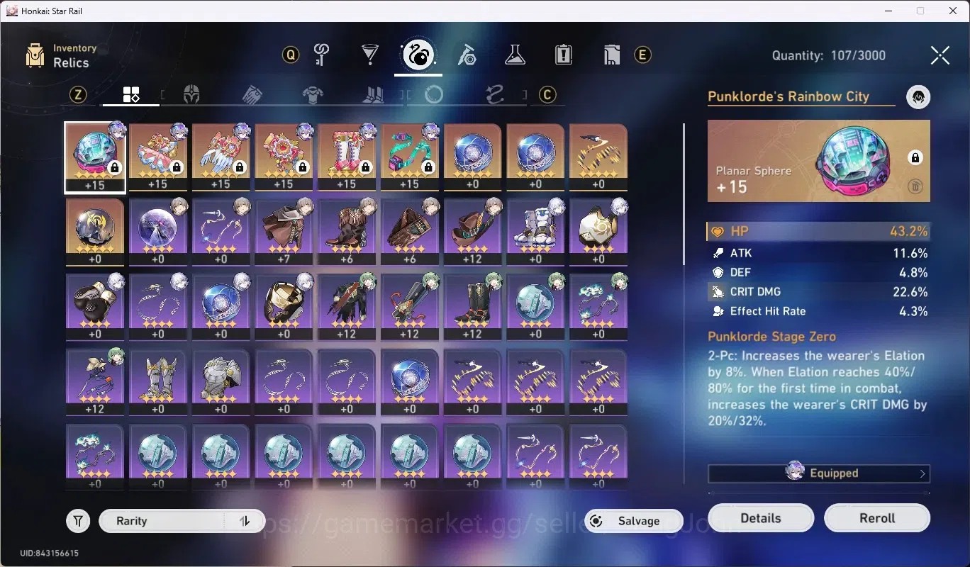 Honkai Star Rail Accounts ASIA|TL 38|4 Limited [SilverWolfLv.999,Yao Guang,H image 7