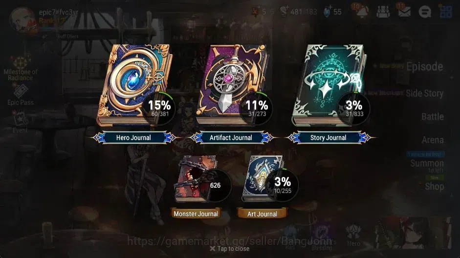Epic Seven Accounts Global | Starter|2 ML(Belian,Rhianna & Luciella)|P image 3