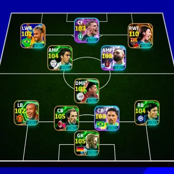 eFootball Accounts Legends & Iconic Players 3222+ team I Messi 110 I Neymar 103 I Salah 106 I Raul 104 I Viktor Gyokeres 104