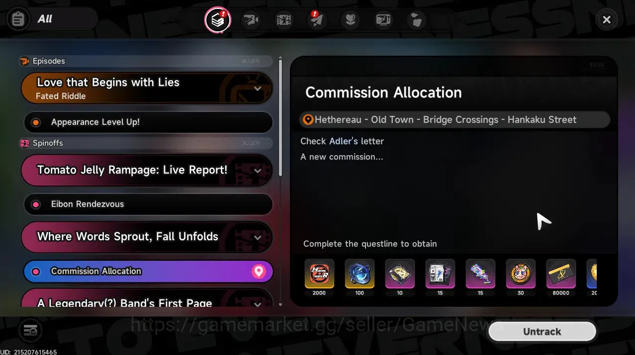 Neverness to Everness Accounts GLOBAL SEA|HL 17|TL 11|4 SSR 1 Limited[Lacrimosa,S image 19