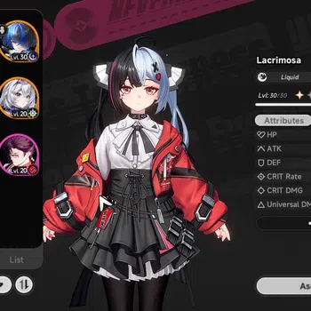 Neverness to Everness Accounts GLOBAL SEA|HL 17|TL 11|4 SSR 1 Limited[Lacrimosa,S image 1