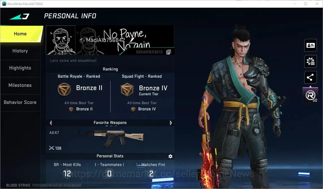 Blood Strike Accounts ASIA | 2 ULTRA [M700-Boitatá, Loot Crate fallen] | image 2