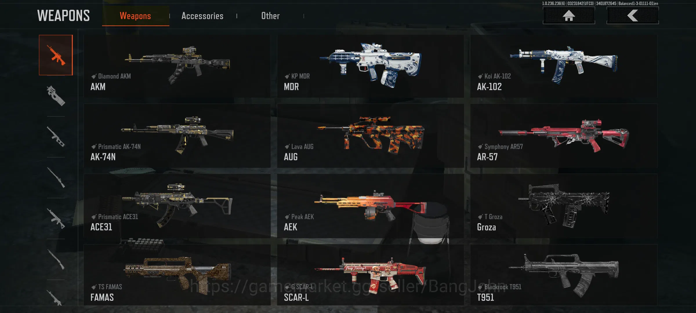 Arena Breakout Accounts Mobile|Lvl 30|SV 139,3M|CV 97,2M|2WP Legend Skin|C image 7
