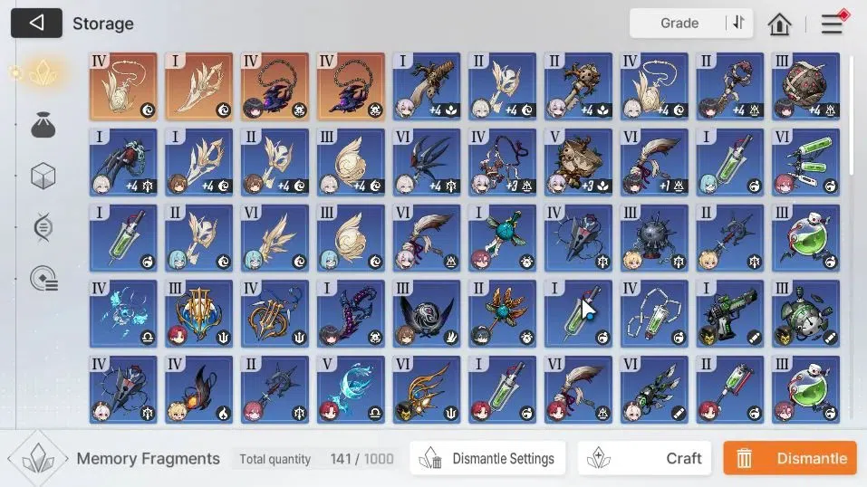 Chaos Zero Nightmare Accounts GLOBAL Lv44|9 SSR(ChizuruM1,YukiM1,Khalipe,Rin,Magna,KayronM1,Etc)+11 17