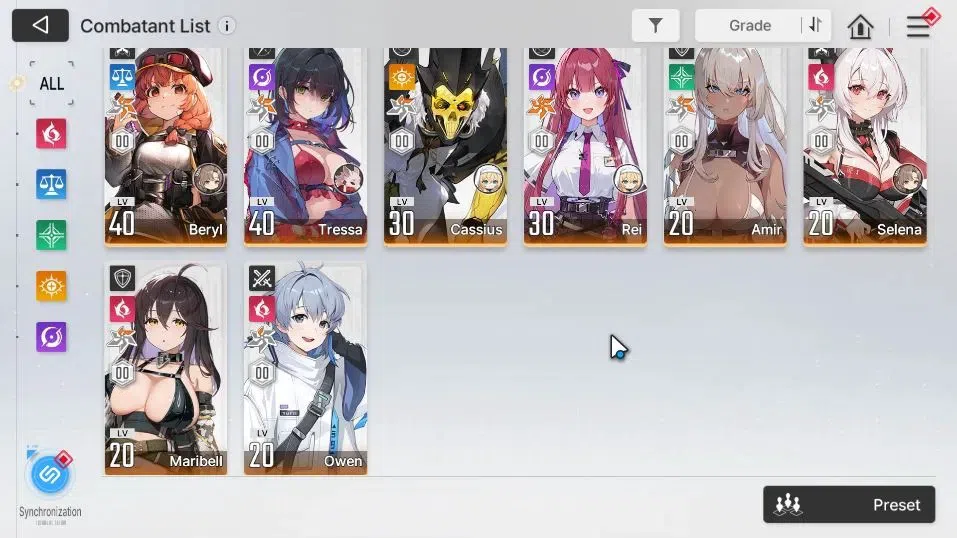 Chaos Zero Nightmare Accounts GLOBAL Lv44|9 SSR(ChizuruM1,YukiM1,Khalipe,Rin,Magna,KayronM1,Etc)+11 5