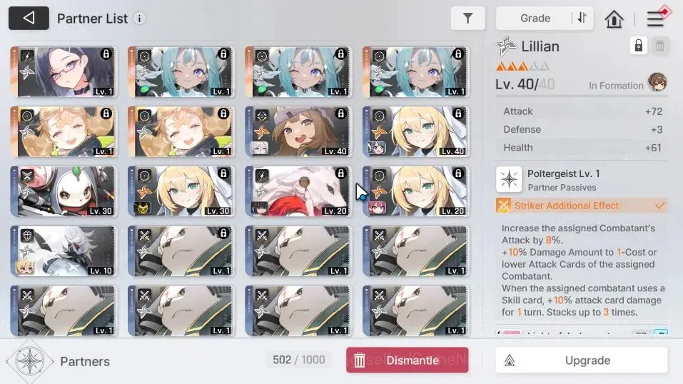 Chaos Zero Nightmare Accounts GLOBAL Lv44|9 SSR(ChizuruM1,YukiM1,Khalipe,Rin,Magna,KayronM1,Etc)+11 7