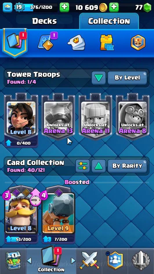 Clash Royale Accounts Lv 19|Trophy 1648|KTL 8|LimitedSkin|Total Card 40| image 4