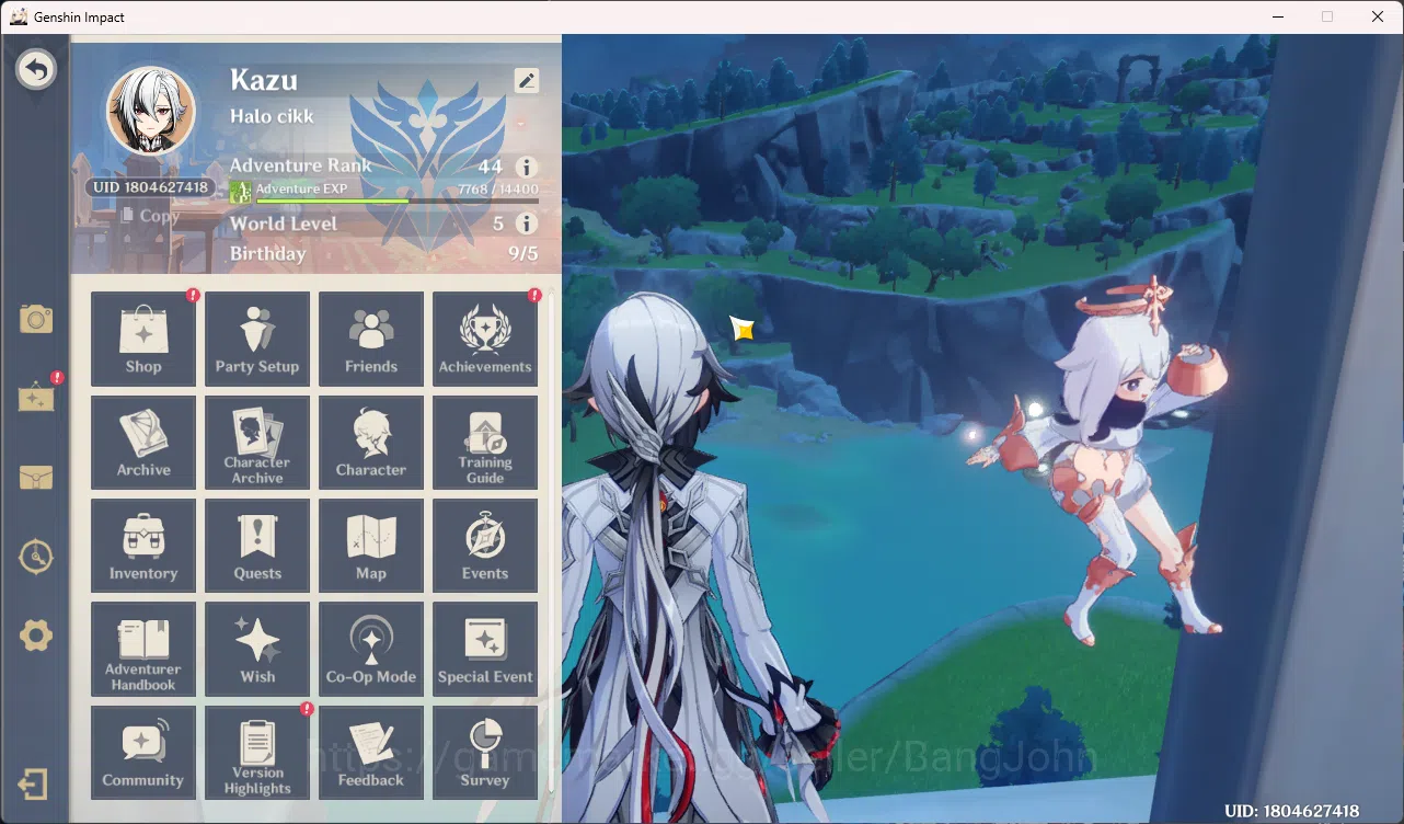 Genshin Impact Accounts Mid-Game | ASIA | AR 44 | Limit 1 | Primo 8920 Arl image 11