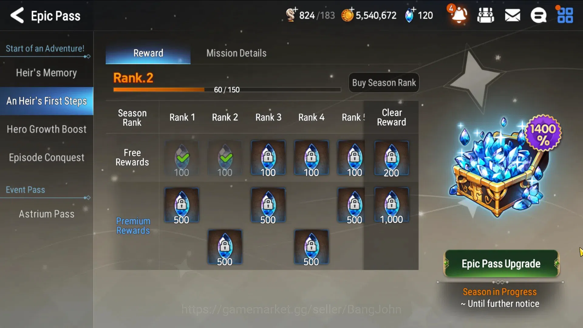 Epic Seven Accounts Global Unverif | Fresh Starter | 3ML (NMLuna, DLil image 8