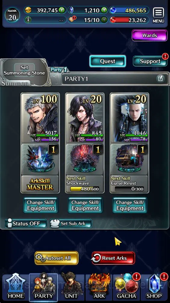 Last Cloudia Accounts GLOBAL|Rank 20|Collab DMC(Vergil, V, Nero) + TopTi image 2
