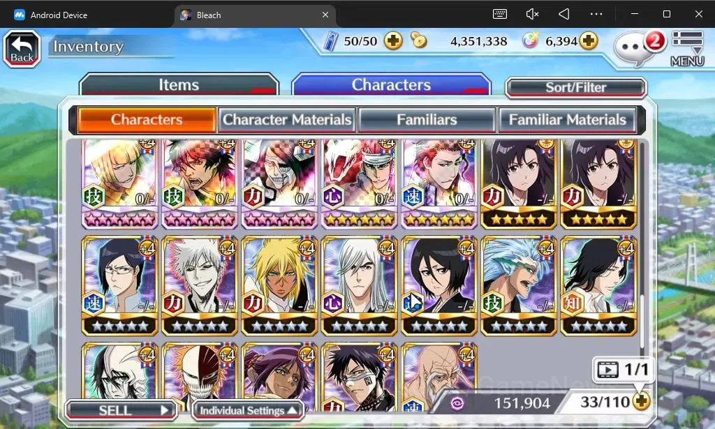 Bleach: Brave Souls Accounts [GLOBAL]6K Orbs+Fresh All Story|TYBW26[Momo,Shinji image 8