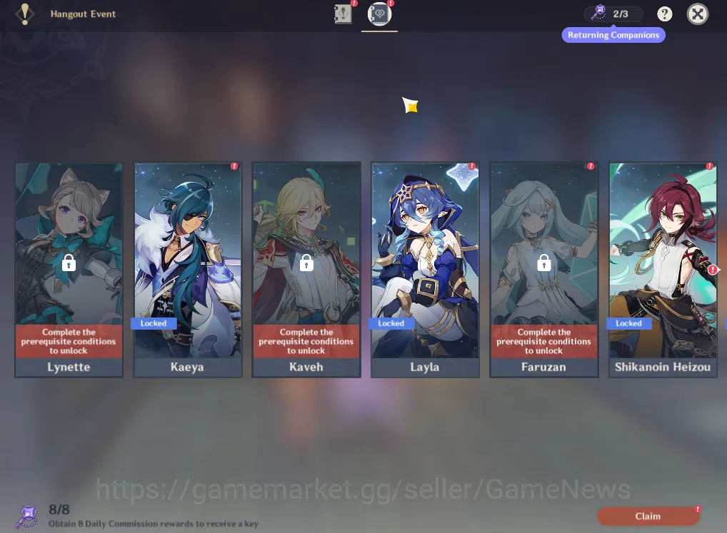 Genshin Impact Accounts ASIA|AR55|4Limited+2(*5Weapon)|ArlecchinoC2,Furina image 13