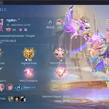 Mobile Legends: Bang Bang Accounts Collector Global|Hero 133|Skin 299|Renowned|Legend Miya|Sanrio Floryn,Angela|KOF